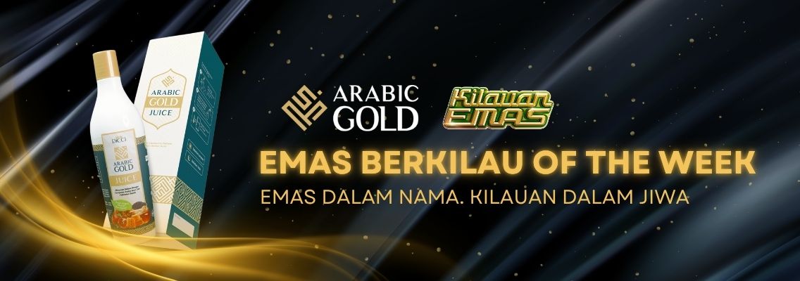Emas Berkilau Of The Week Banner